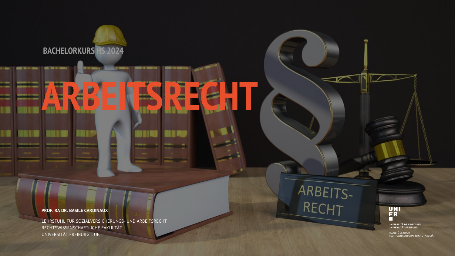 Titelfolie Arbeitsrecht 2024