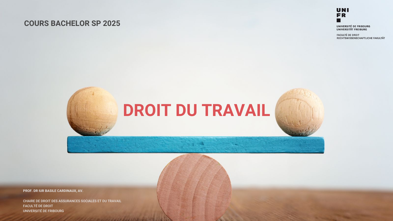 Droit du travail SP 2025