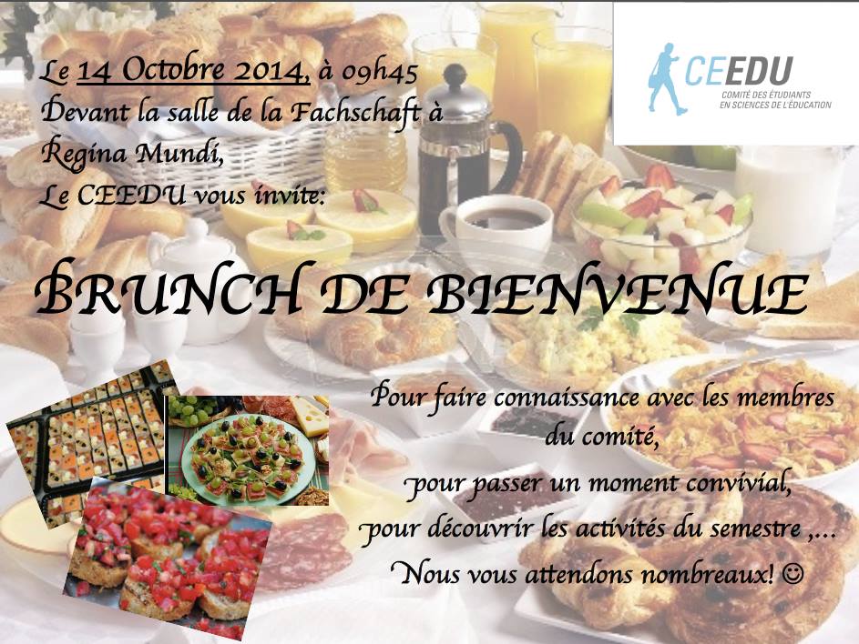 brunch bienvenue SA2014